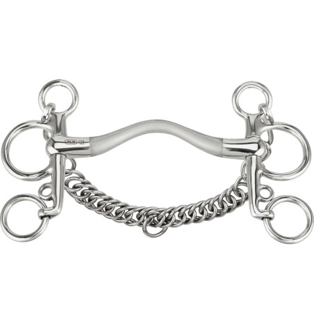 Mors pelham Sprenger Satinox passagem de língua