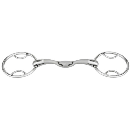 Mors 2 anéis Sprenger Satinox com passagens de dupla rutura