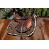 Almofada de sela Equithème Classic - Castanho escuro