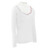 Polo Equithème Cabourg lange mouwen - Branco