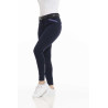 Calça Equithème Kylie com assento de silicone - Azul-marinho