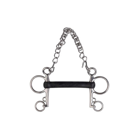 Mors Pelham Metalab borracha macia reta