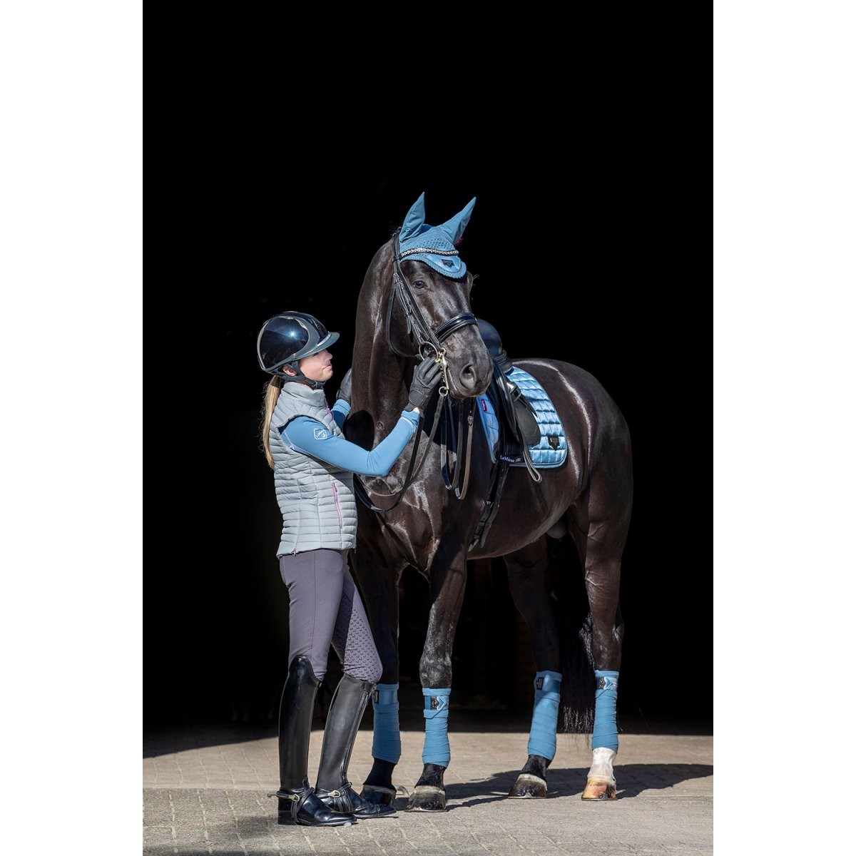 Tapete LeMieux Loire Memory para Dressage Preto