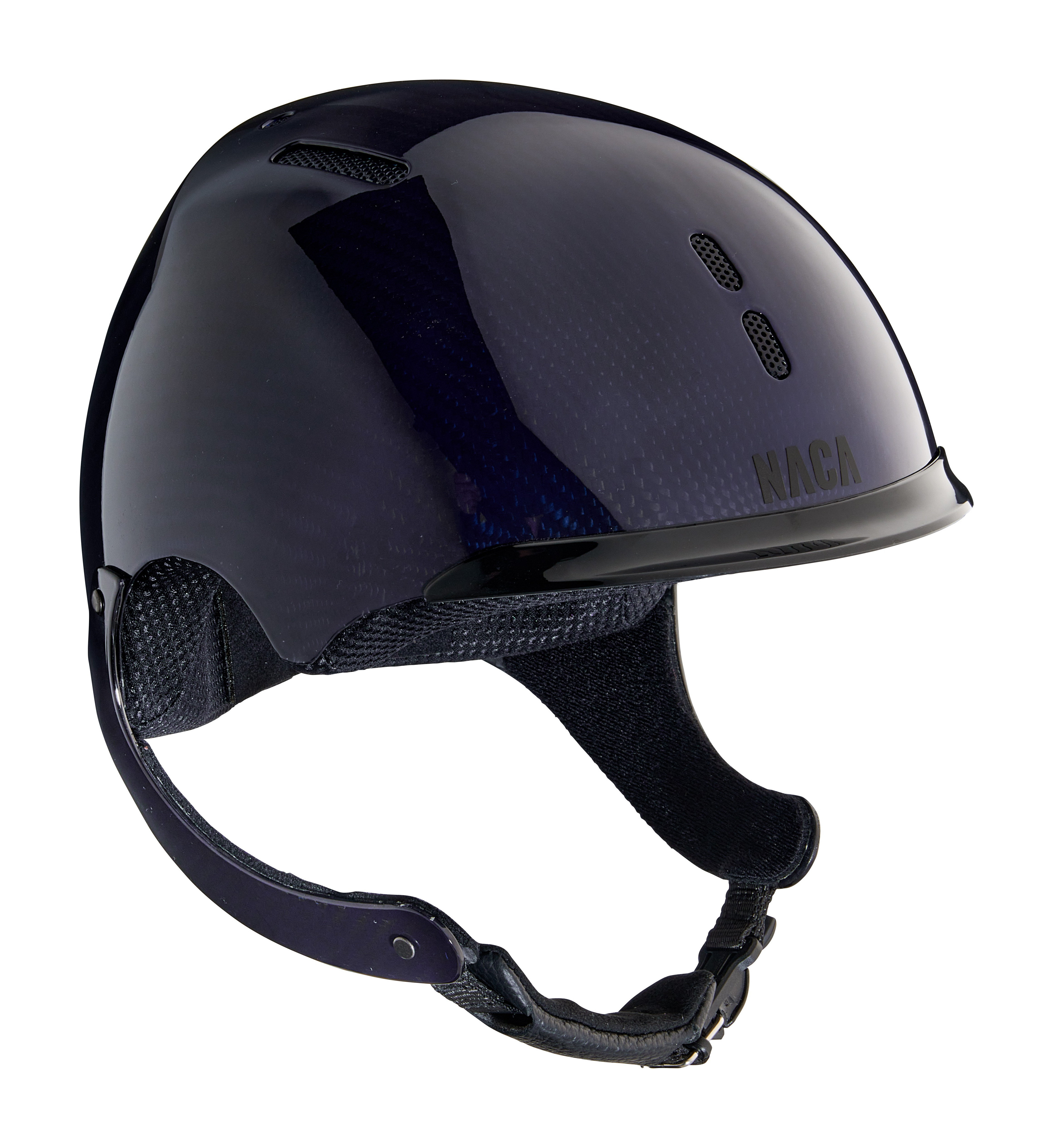 Capacete de equitação NACA Gravity XP carbono Preto fosco carbono