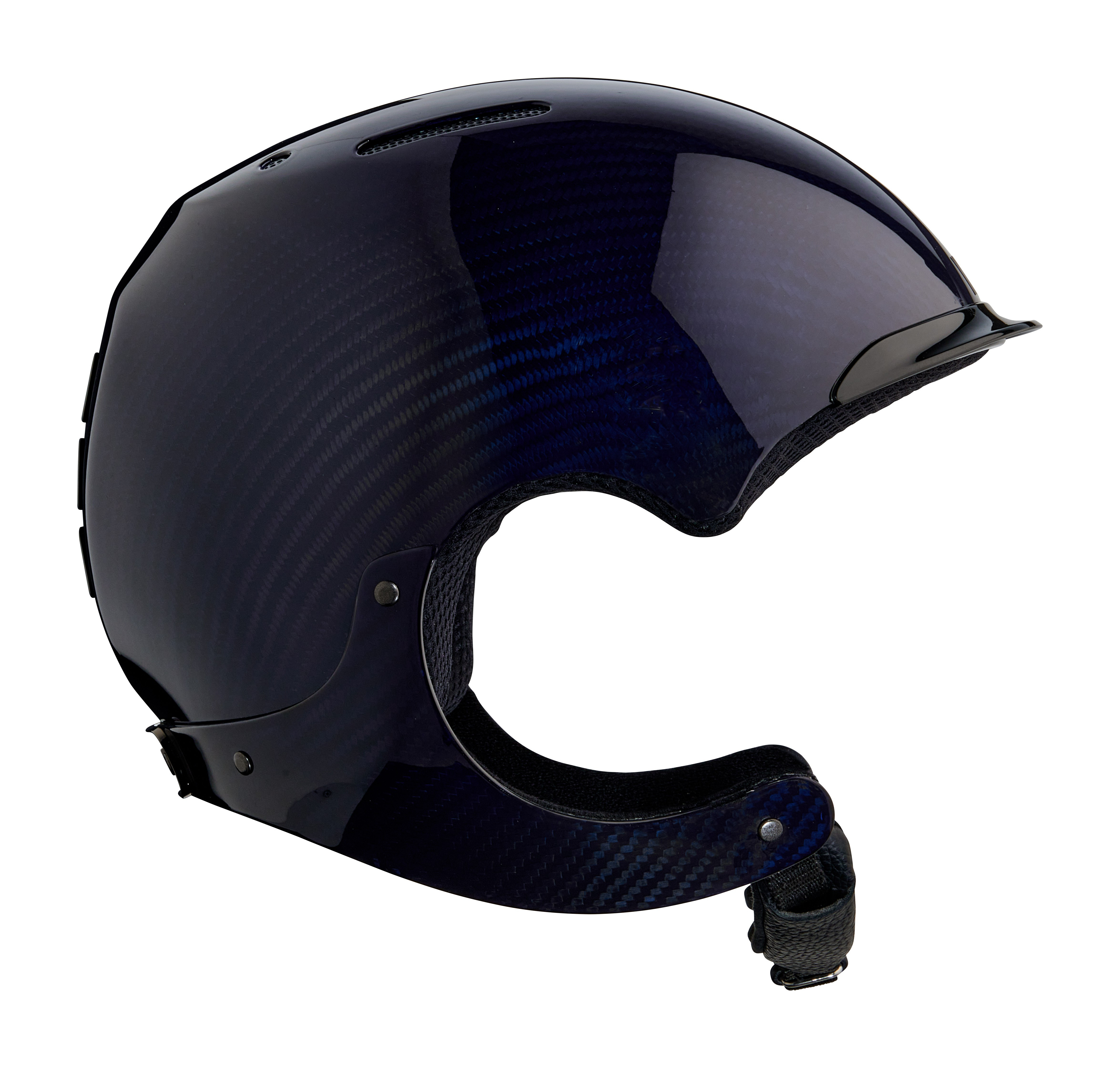 Capacete de equitação NACA Gravity XP carbono Preto fosco carbono Capacete de equitação NACA Gravity XP carbono Preto fosco carbono