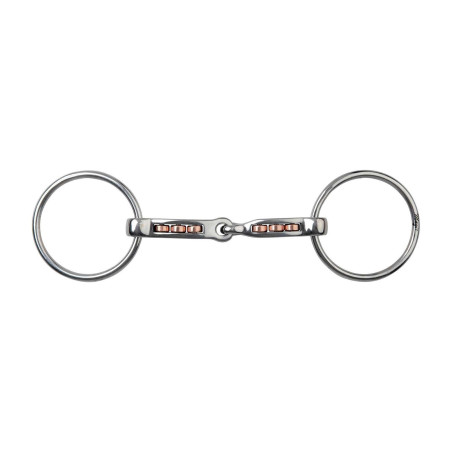 Mors 2 anéis Metalab Magic System com roletes horizontais de cobre