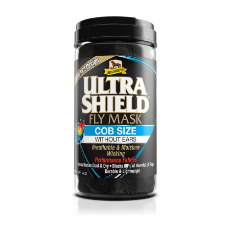 Máscara anti-moscas sem orelhas Absorbine Ultrashield