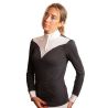 Polo de Concurso Pénélope Verone feminino - Preto / branco