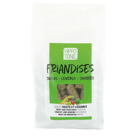 Doces para cavalos Hippo-Tonic sabor frutas e legumes