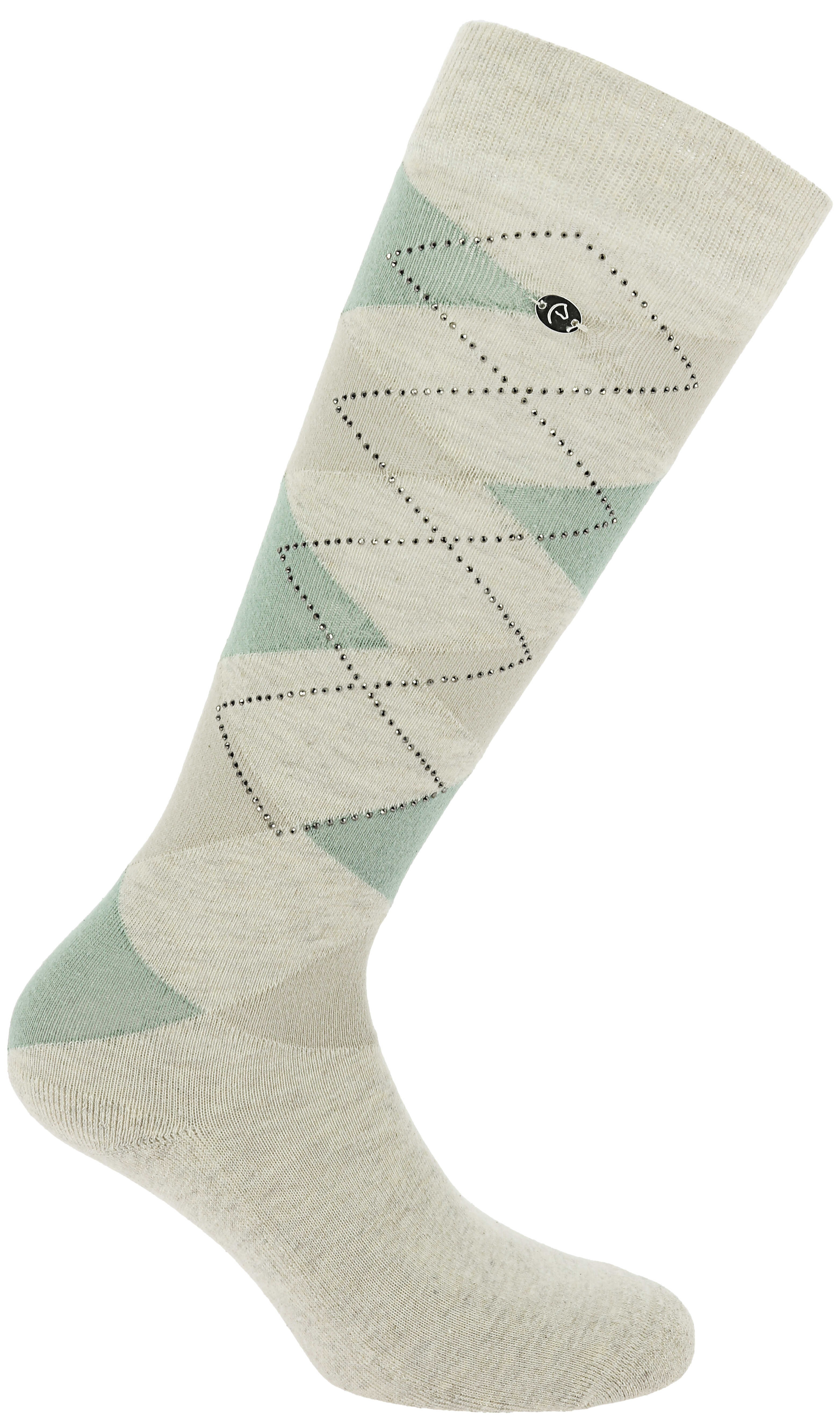 Meias Equithème Girly Bege / celadon