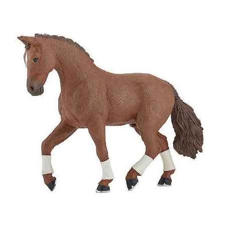 Figura Cavalo Hanôver Castanho Papo
