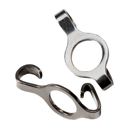 Ganchos planos para corrente de barbela