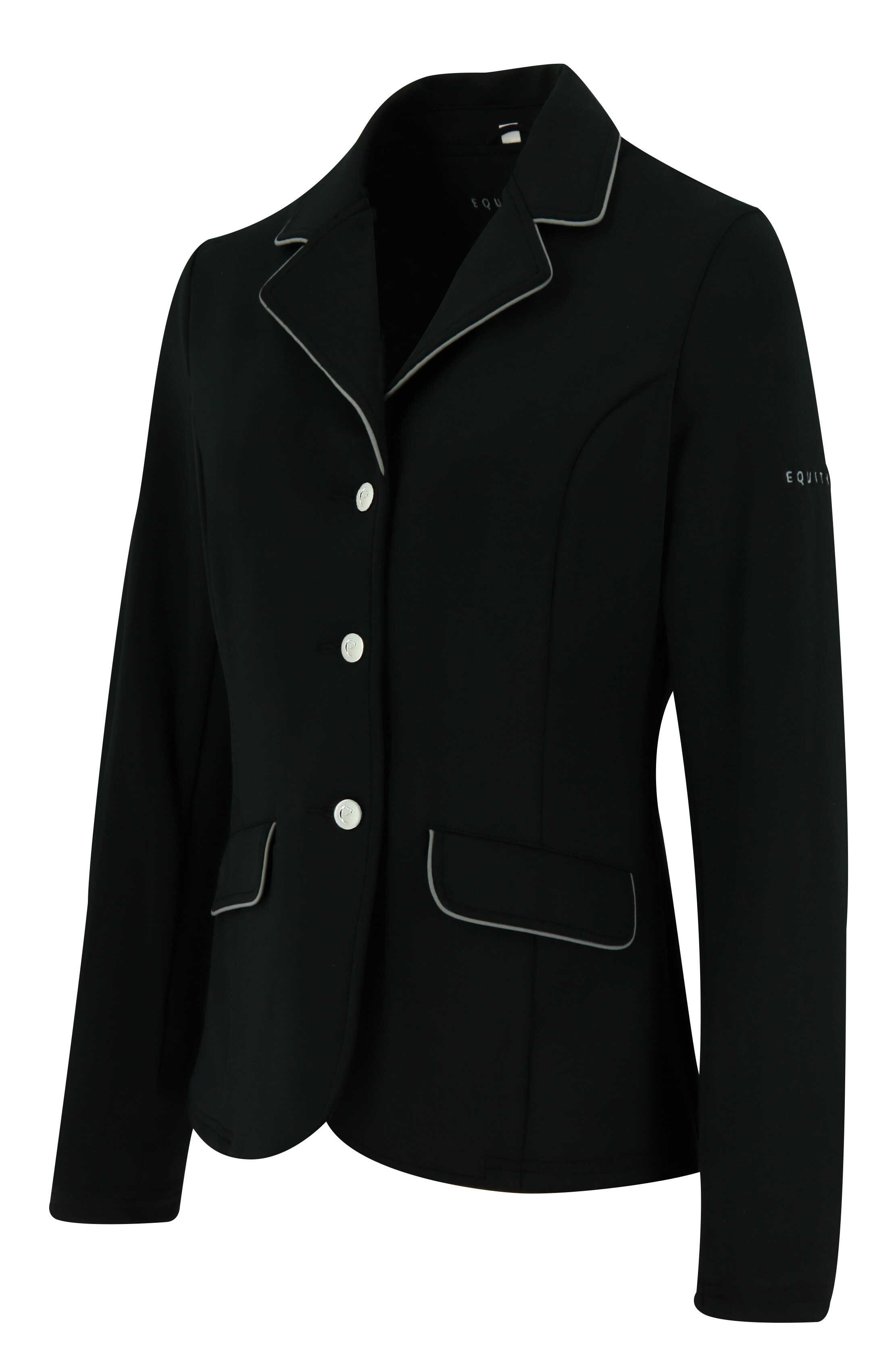 Casaco de competição Equithème Soft Classic Preto