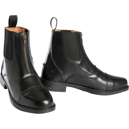 Botas Infantis Equithème Zip Couro