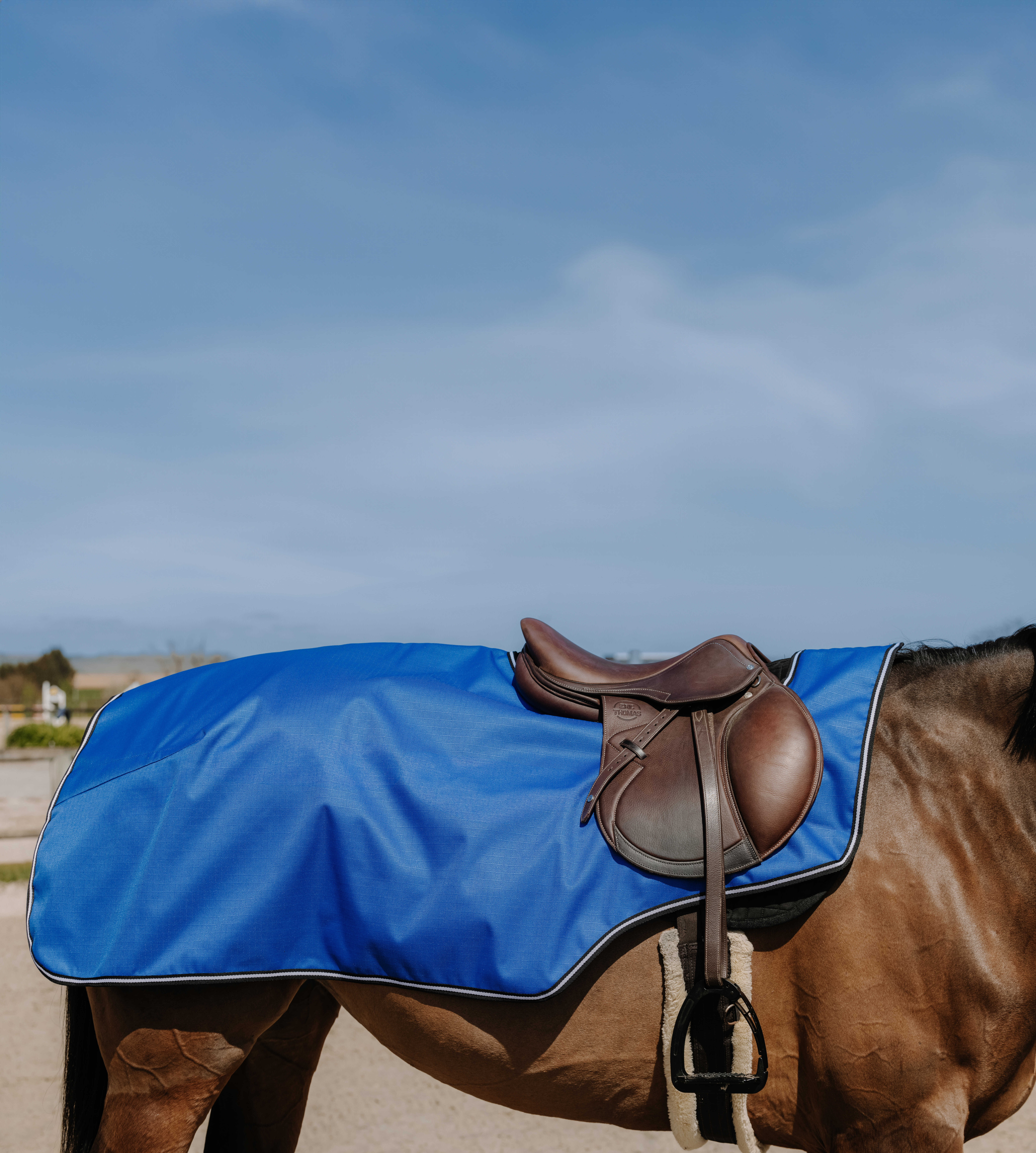 Cobre-rins Equithème Tyrex 1200D forrado com polar Cobre-rins Equithème Tyrex 1200D forrado com polar