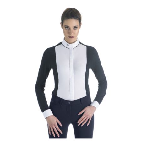 Pólo de concurso Ego7 manga curta para mulher