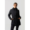 Parka acolchoada 3 em 1 Horze Isabella feminina - Preto