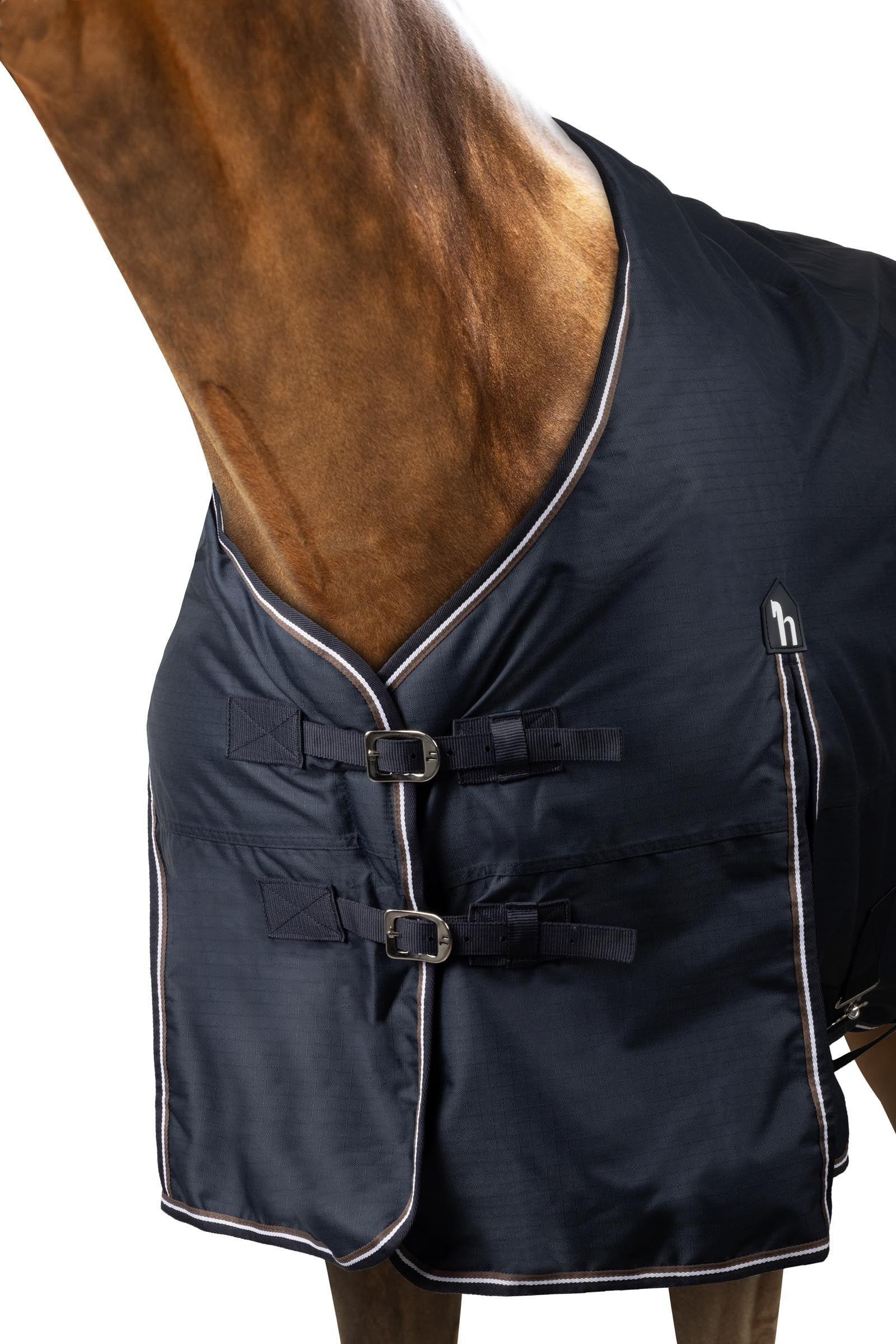 Capa impermeável Glasgow 100 g Horze Azul escuro Capa impermeável Glasgow 100 g Horze Azul escuro