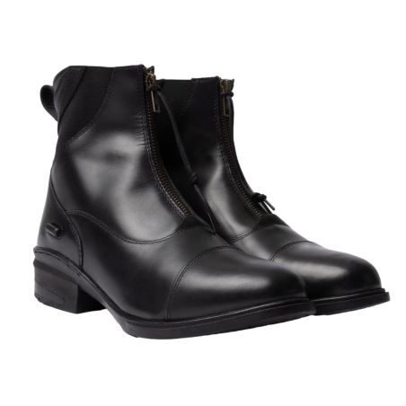 Botas jodhpur Horze Oldenburg em couro com fecho de correr frontal