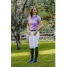 Polo de competição Equithème Suzanne mulher - Malva