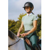 Polo de competição Equithème Suzanne mulher - Verde claro