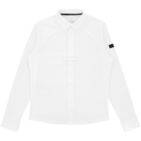 Polo de concurso de manga comprida Equithème Milan homem