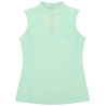 T-shirt sem mangas Je t'aime Equithème Carla mulher - Verde/menta