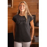 T-shirt Pénélope Moby Stones mulher - Preto