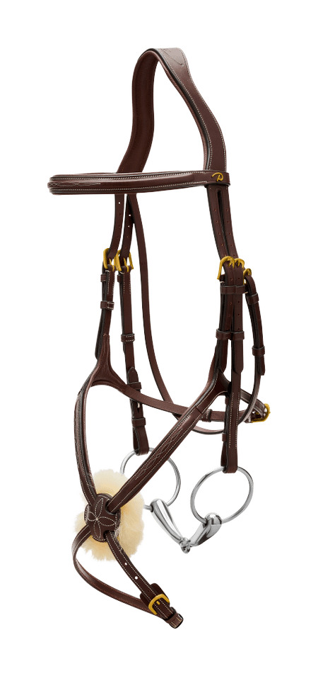 Bridon Muserola Cruzada D Collection by Dy'on Preto