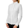 Camisa de manga comprida Equestrian Stockholm Performance feminina - Branco