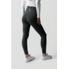Legging térmico B Vertigo sem costura com grip integral Leonora - Verde escaravelho