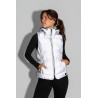 Colete acolchoado refletivo sem mangas Horze feminino - Prata refletivo