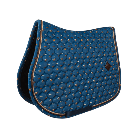 Tapete de sela Velvet Horse Printing Jumping Kentucky