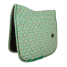 Manta de sela Velvet Pied-de-Poule Dressage Kentucky - Verde-claro / colorido