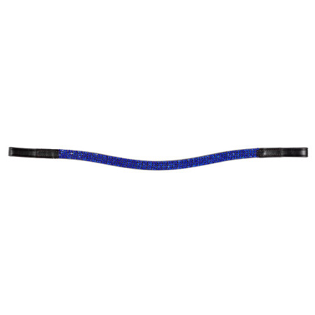 Frontal Tattini moldado com strass azuis