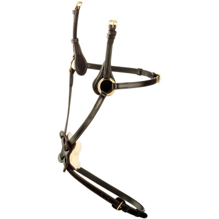 Noseband cruzado Tattini com lã