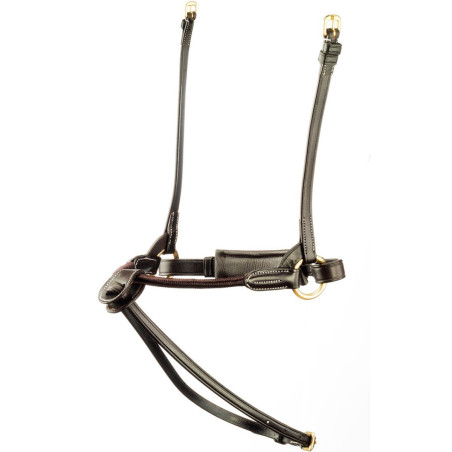 Nasaleteira Tattini em couro com corda