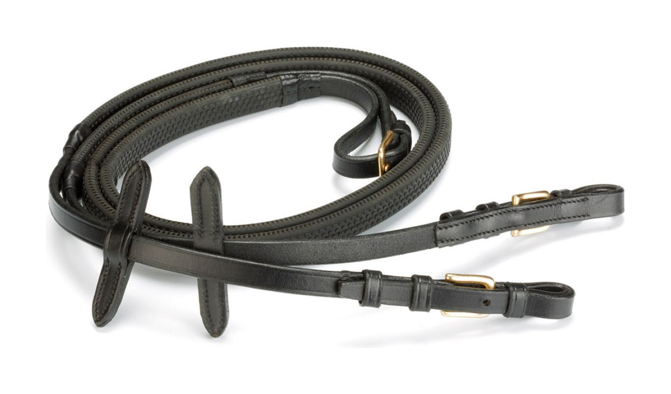 Rendas Daslö em borracha com fivelas de inox Preto