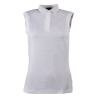 Polo feminino sem mangas Catherine HKM - Branco