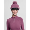 Gorro com pompom removível LeMieux Clássico - Malva