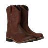 Botas western Horze Cassidy em couro - Castanho