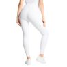Legging de equitação B Vertigo Diana com fundo integral compressivo feminino - Branco brilhante