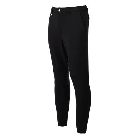 Calças de equitação Horze Grand Prix Pro com assento integral para homem