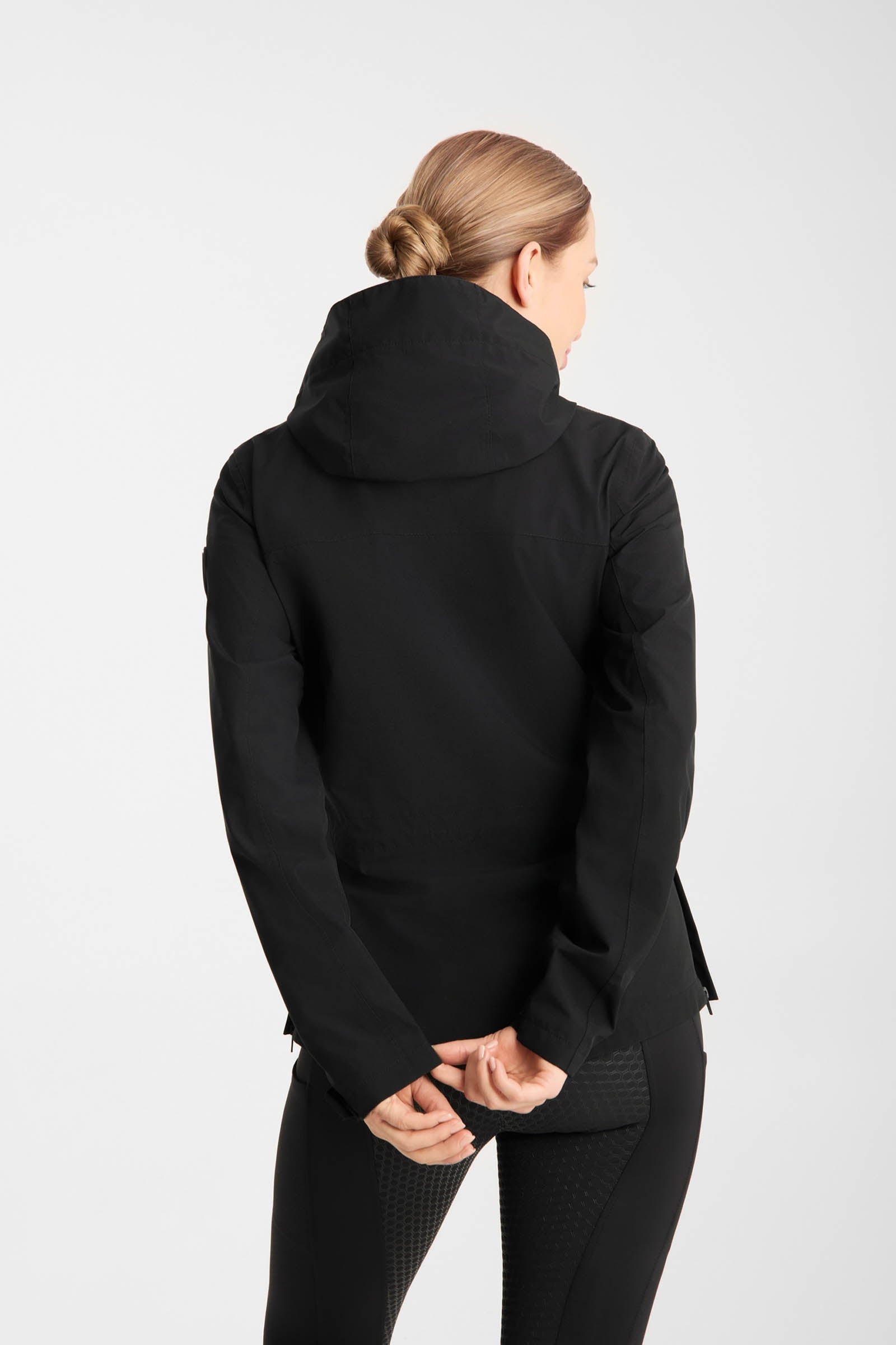 Casaco impermeável Horze Camila feminino Preto
