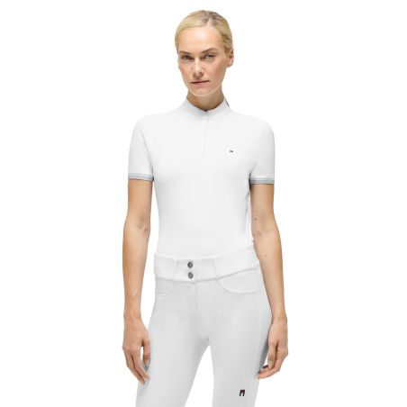 Polo de competição Linsay Tommy Hilfiger Equestrian de manga curta para mulher