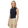 Pólo sem mangas Cordova Tommy Hilfiger Equestrian feminino - Céu do deserto