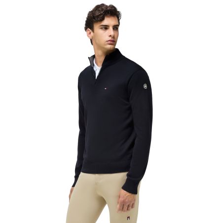 Camisola 1/4 zip homem Tommy Hilfiger Equestrian Irvine