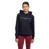 Sweat com capuz feminino Tommy Hilfiger Equestrian - Céu do deserto