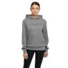 Sweat com capuz feminino Tommy Hilfiger Equestrian - Cinza mesclado