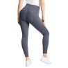 Legging Hybrid Horze Anya feminino fullgrip - Cinzento